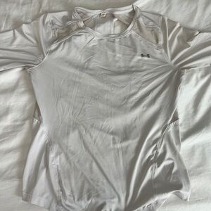 Under Armour Light Gray Performance Top